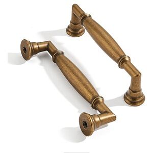 Elegant Antique Gold Cabinet Handles